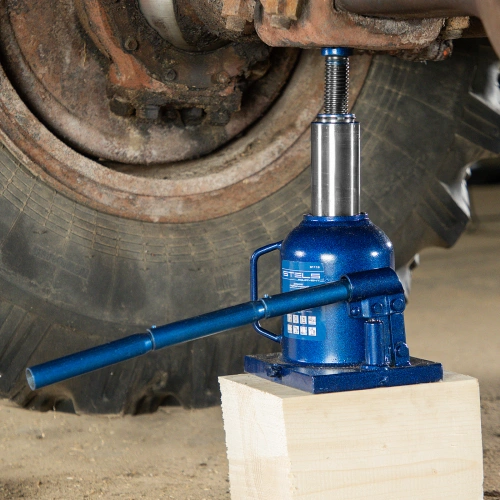 Домкрат гидравлический бутылочный телескопический, 10 т, H подъема 170-430 мм Stels по ценам производителя в Уфе с доставкой по всей России