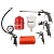 Набор пневмоинструмента, 5 предметов, быстросъемное соединение, краскораспылитель с верхним бачком Matrix по ценам производителя в Уфе с доставкой по всей России