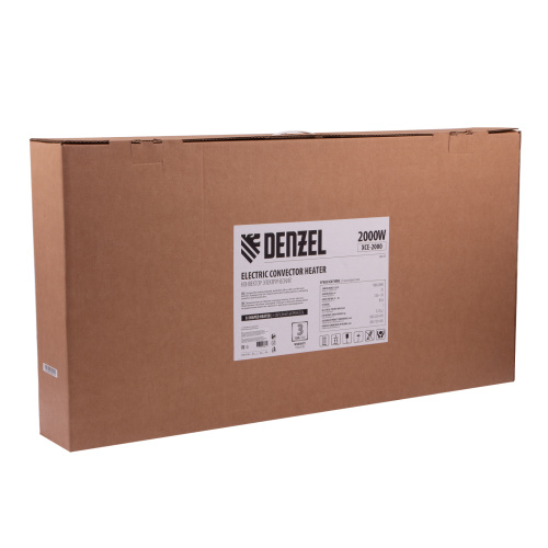 Конвектор электрический XCE-2000, 230 В, 2000 Вт, X-образный нагреватель Denzel по ценам производителя в Уфе с доставкой по всей России