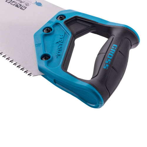 Ножовка по дереву "Piranha", 500 мм, 7-8 TPI, зуб-3D, каленый зуб, двухкомпонентная рукоятка Gross по ценам производителя в Уфе с доставкой по всей России