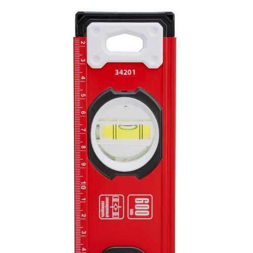 Уровень алюминиевый, фрезерованный, 3 глазка, рукоятки, 600 мм Matrix по ценам производителя в Уфе с доставкой по всей России