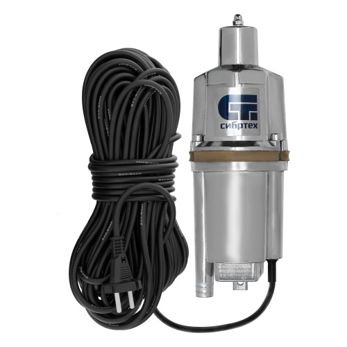 Вибрационный насос СВН300Н-15, нижний забор, 300 Вт, напор 75 м, 1200 л/ч, кабель 15 м Сибртех по ценам производителя в Уфе с доставкой по всей России