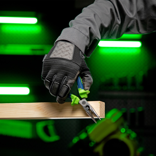 Длинногубцы прямые, 160 мм, двухкомпонентные рукоятки Сибртех по ценам производителя в Уфе с доставкой по всей России