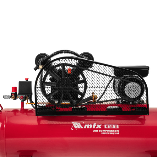 Компрессор воздушный ременный привод КР2500/80, 2,5 кВт, 80 литров, 420 л/мин МТХ по ценам производителя в Уфе с доставкой по всей России