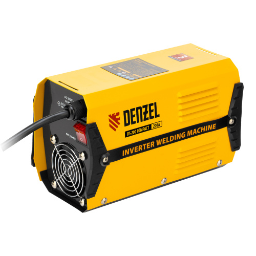 Аппарат инверторный дуговой сварки DS-200 Compact, 200 А, ПВ 70%, диаметр электрода 1.6-5 мм Denzel по ценам производителя в Уфе с доставкой по всей России