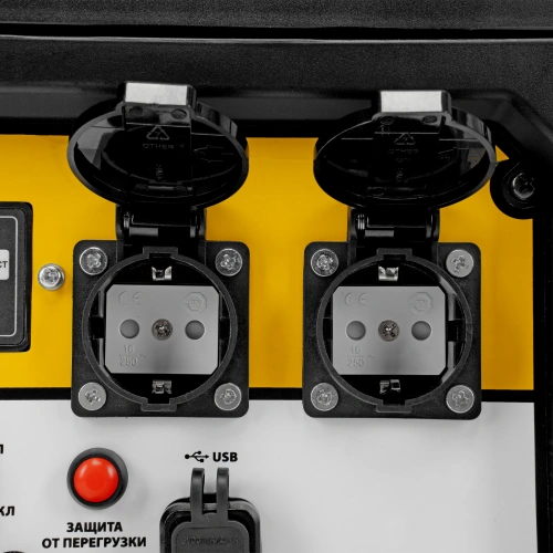 Генератор инверторный GS-4500iSE, 4,5 кВт, 230 В, закрытый корпус, электростартер Denzel по ценам производителя в Уфе с доставкой по всей России