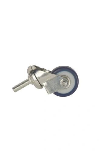 Колесо аппаратное поворотное SCtv 25 50 мм с болтом (синяя резина) по ценам производителя в Уфе с доставкой по всей России