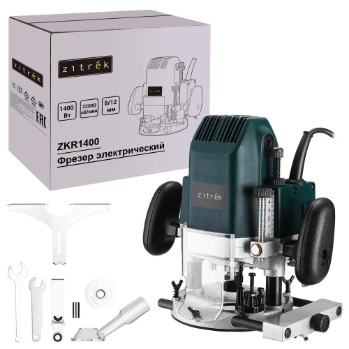 Фрезер электрический Zitrek ZKR1400, 8/12 мм, 1400 Вт по ценам производителя в Уфе с доставкой по всей России