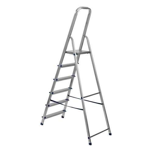 Стремянка, 6 ступеней, алюминиевая, Сибртех по ценам производителя в Уфе с доставкой по всей России