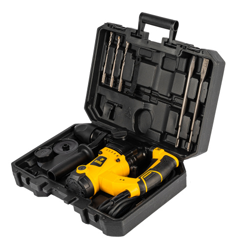 Перфоратор электрический RHV-1100-26, SDS-plus, 1100 Вт, 4 Дж, 3 режима Denzel по ценам производителя в Уфе с доставкой по всей России