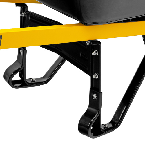 Тачка строительная, усиленная, объем 140 л, 230 кг, колесо 15х6.00-6 Denzel по ценам производителя в Уфе с доставкой по всей России