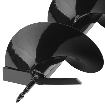 Шнек для грунта E-200, диаметр 200 мм, длина 800 мм,соединение 20 мм, несъемный нож Denzel по ценам производителя в Уфе с доставкой по всей России