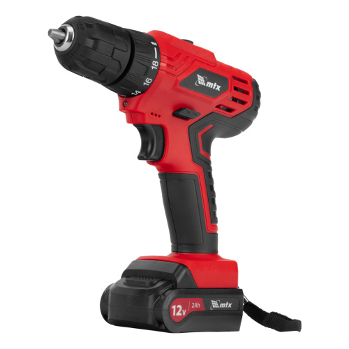 Дрель-шуруповерт аккумуляторная MCDL-12-02, Li-Ion, 12 В, 2 акк. MTX по ценам производителя в Уфе с доставкой по всей России