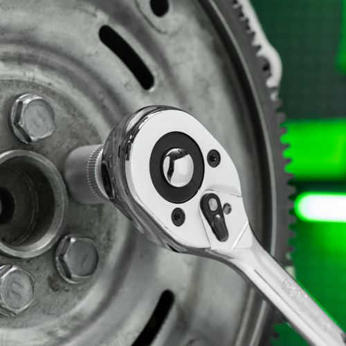 Ключ-трещотка 1/2", 45 зубьев, с быстрым сбросом, CrV, хром Сибртех по ценам производителя в Уфе с доставкой по всей России