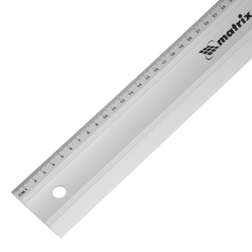 Линейка-уровень, 1000 мм, металлическая, пластмассовая ручка 2 глазка Matrix по ценам производителя в Уфе с доставкой по всей России