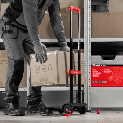 Тележка хозяйственная, складная, 4 колесная, грузоподъемность 40 кг Matrix по ценам производителя в Уфе с доставкой по всей России