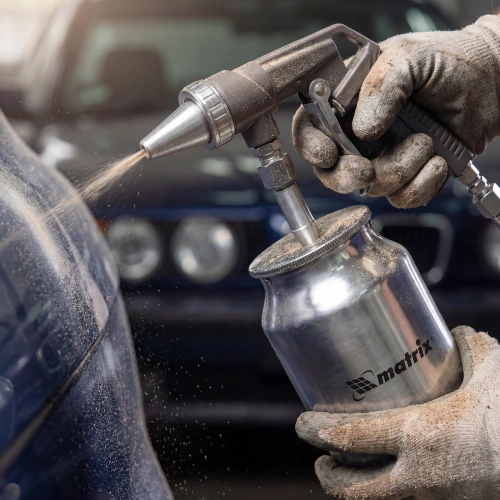 Пистолет пескоструйный с нижним бачком, пневматический Matrix по ценам производителя в Уфе с доставкой по всей России