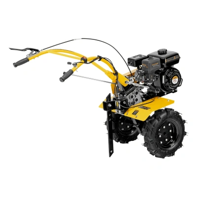 Мотоблок DPT-170, 7 л.с., ремен.сцеп, шир 85 см, глуб 35 см,фрез 3х3,ШОМ,скор 2В/1Н,кол 8" Denzel по ценам производителя в Уфе с доставкой по всей России