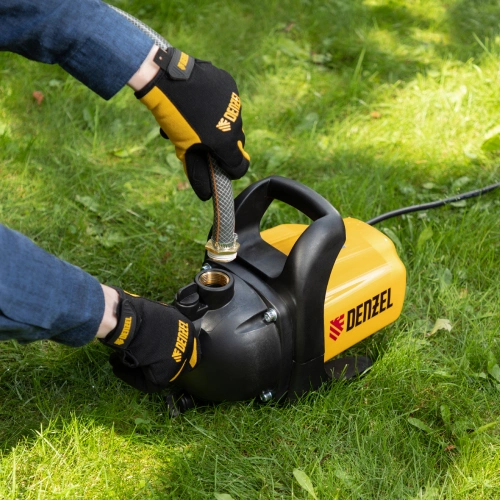 Садовый поверхностный насос GP 600, 600 Вт, 3000 л/ч, подъем 35 м, пластик Denzel по ценам производителя в Уфе с доставкой по всей России