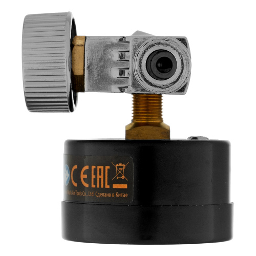 Регулятор давления с манометром для краскораспылителя K1500, 12 бар, 1/4" Denzel по ценам производителя в Уфе с доставкой по всей России