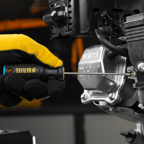 Отвертка, SL3х100 мм, S2, 3к рукоятка Denzel по ценам производителя в Уфе с доставкой по всей России