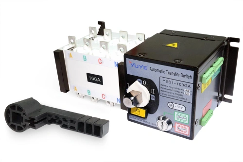 Реверсивный рубильник YES1-100GA/4P In100A по ценам производителя в Уфе с доставкой по всей России