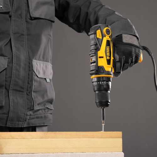 Дрель-шуруповерт сетевая ударная ISD-300-13 Denzel по ценам производителя в Уфе с доставкой по всей России