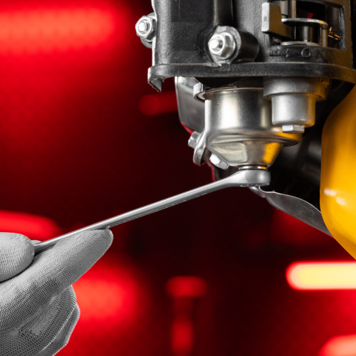 Ключ комбинированный, 10 мм, CrV, матовый хром Matrix по ценам производителя в Уфе с доставкой по всей России