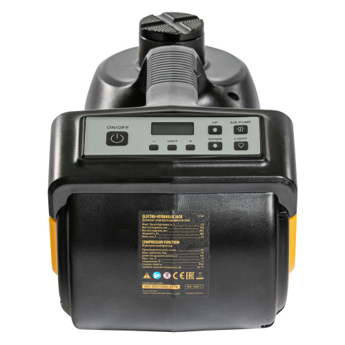 Домкрат электрогидравлический «3 в 1» (1,5 т), 12В, с гайковертом электрическим, в наборе  Denzel купить в Москве с доставкой по всей России | ProtosMarket.ru