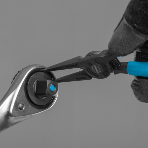 Съемник, 175 мм, для внешних стопорных колец (19-60 мм) прямые губки (разжим) Gross по ценам производителя в Уфе с доставкой по всей России