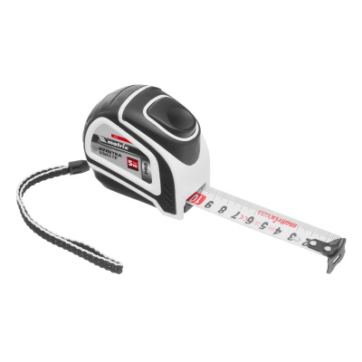 Рулетка Autostop,5 м х 25 мм,двухкомпонентный корпус,автоматическая фиксация,Pro Matrix по ценам производителя в Уфе с доставкой по всей России