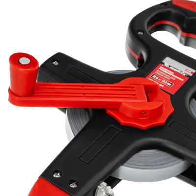 Рулетка геодезическая, 30 м х 12,5 мм, металлическая лента, открытый корпус Matrix по ценам производителя в Уфе с доставкой по всей России