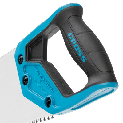 Ножовка по дереву "Piranha", 400 мм, 7-8 TPI, зуб-3D, каленый зуб, двухкомпонентная рукоятка Gross по ценам производителя в Уфе с доставкой по всей России