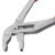 Клещи переставные Nickel (белый) 250 мм, хром-ванадий, двухкомпонентные рукоятки Matrix по ценам производителя в Уфе с доставкой по всей России
