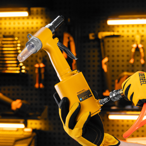 Пневматический заклепочник PR4, 2,4-4,8 мм Denzel по ценам производителя в Уфе с доставкой по всей России