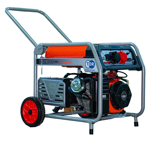 Генератор бензиновый 9,0 кВт 220В/380В с электростартером TOR KM13000HE по ценам производителя в Уфе с доставкой по всей России
