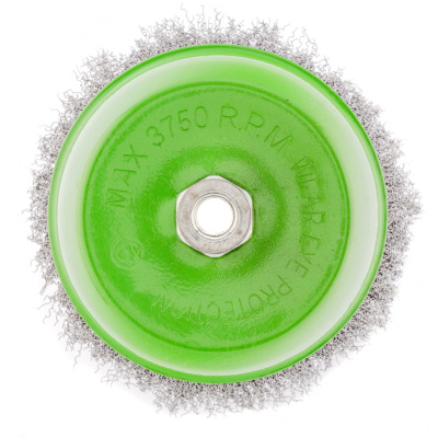 Щетка для УШМ, 150 мм, М14, "чашка", витая проволока 0.3 мм Сибртех купить в Москве с доставкой по всей России | ProtosMarket.ru