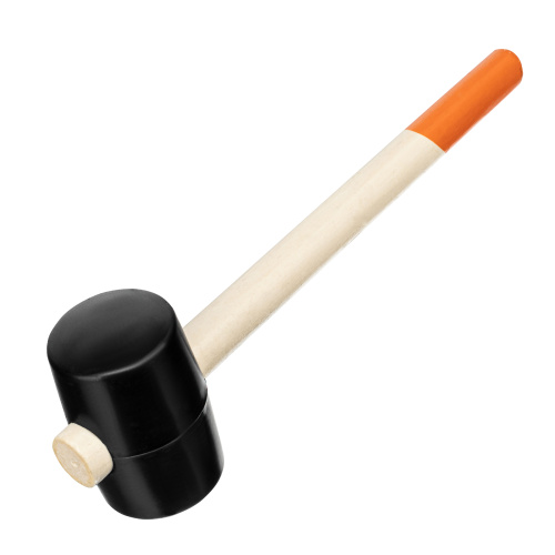 Киянка резиновая, 450 г, черная резина, деревянная рукоятка Sparta по ценам производителя в Уфе с доставкой по всей России