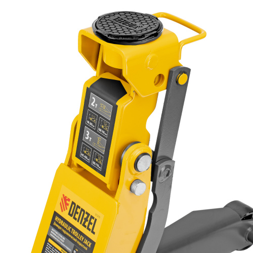 Домкрат гидравлический подкатной, 2/3 т, 98-770 мм, быстрый подъем, низ. подхват, проф, SUV Denzel по ценам производителя в Уфе с доставкой по всей России