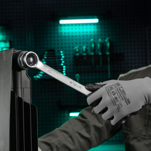 Ключ комбинированный, 25 мм, CrV, матовый хром Stels по ценам производителя в Уфе с доставкой по всей России