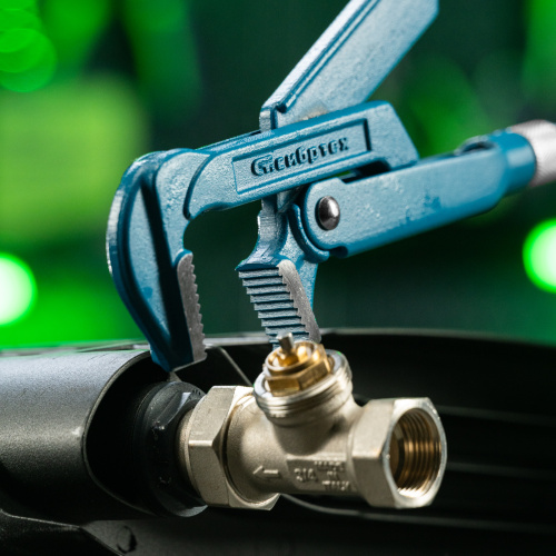 Ключ трубный рычажный №2, 1.5", литой, тип "L" Сибртех по ценам производителя в Уфе с доставкой по всей России