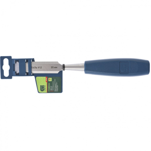 Стамеска, 20 мм, пластиковая рукоятка Сибртех по ценам производителя в Уфе с доставкой по всей России