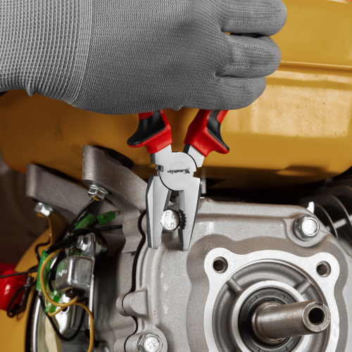 Плоскогубцы Nickel, 160 мм, никелированные, двухкомпонентные рукоятки Matrix по ценам производителя в Уфе с доставкой по всей России