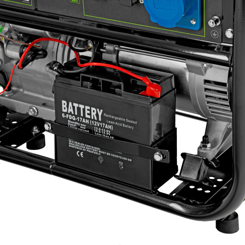 Генератор бензиновый БС-6500Э, 5.5 кВт, 230В, четырехтактный, 25 л, электростартер Сибртех по ценам производителя в Уфе с доставкой по всей России