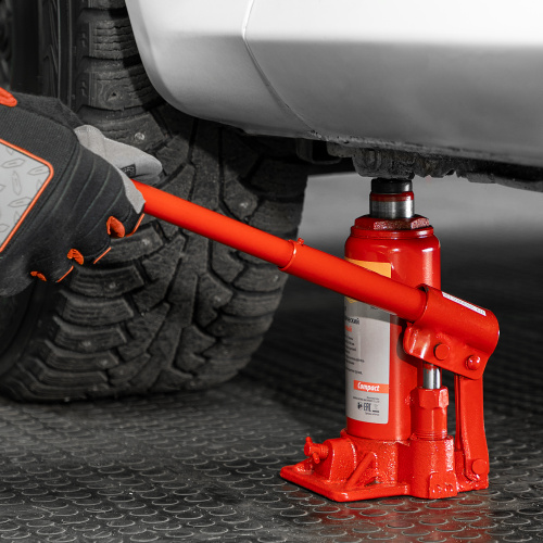 Домкрат гидравлический бутылочный 5 т, h подъема 180-340 мм Sparta Compact по ценам производителя в Уфе с доставкой по всей России
