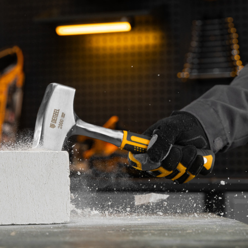 Кувалда 2 кг, цельнометаллическая, двухкомпонентная рукоятка Denzel по ценам производителя в Уфе с доставкой по всей России