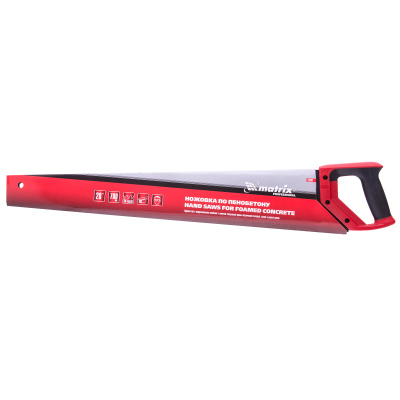Ножовка по пенобетону, 700 мм, защитное покрытие, твердосплавные напайки на зубья, двухкомпонентная рукоятка Matrix по ценам производителя в Уфе с доставкой по всей России