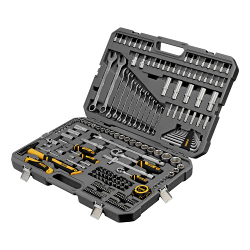 Набор инструментов, 1/2", 1/4", CrV, S2, пластиковый кейс, 194 предмета Denzel по ценам производителя в Уфе с доставкой по всей России