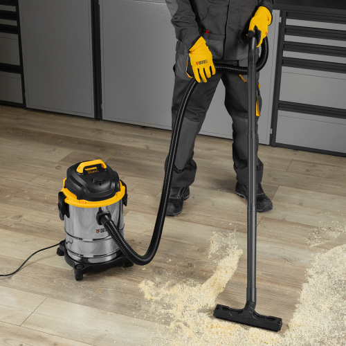 Пылесос строительный SVC15, 1200 Вт, бак 15 л, шланг 2 м Denzel купить в Москве с доставкой по всей России | ProtosMarket.ru