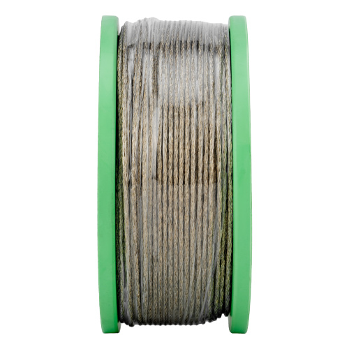 Трос металлополимерный прозрачный ПР-3.0, толщина 3.0 мм, катушка 200 метров Сибртех по ценам производителя в Уфе с доставкой по всей России